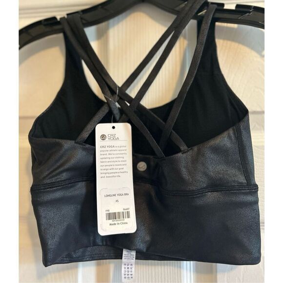 CRZ Yoga Longline Yoga Bra Size XS - Picture 2 of 3